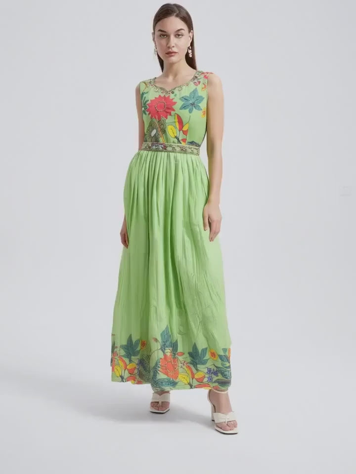 Satin Silk Kurti