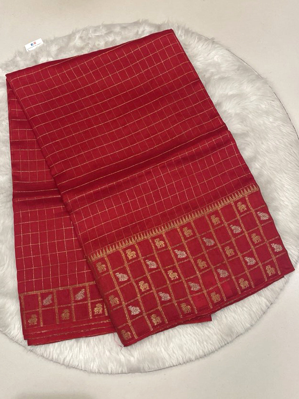 Raw Mango silk saree