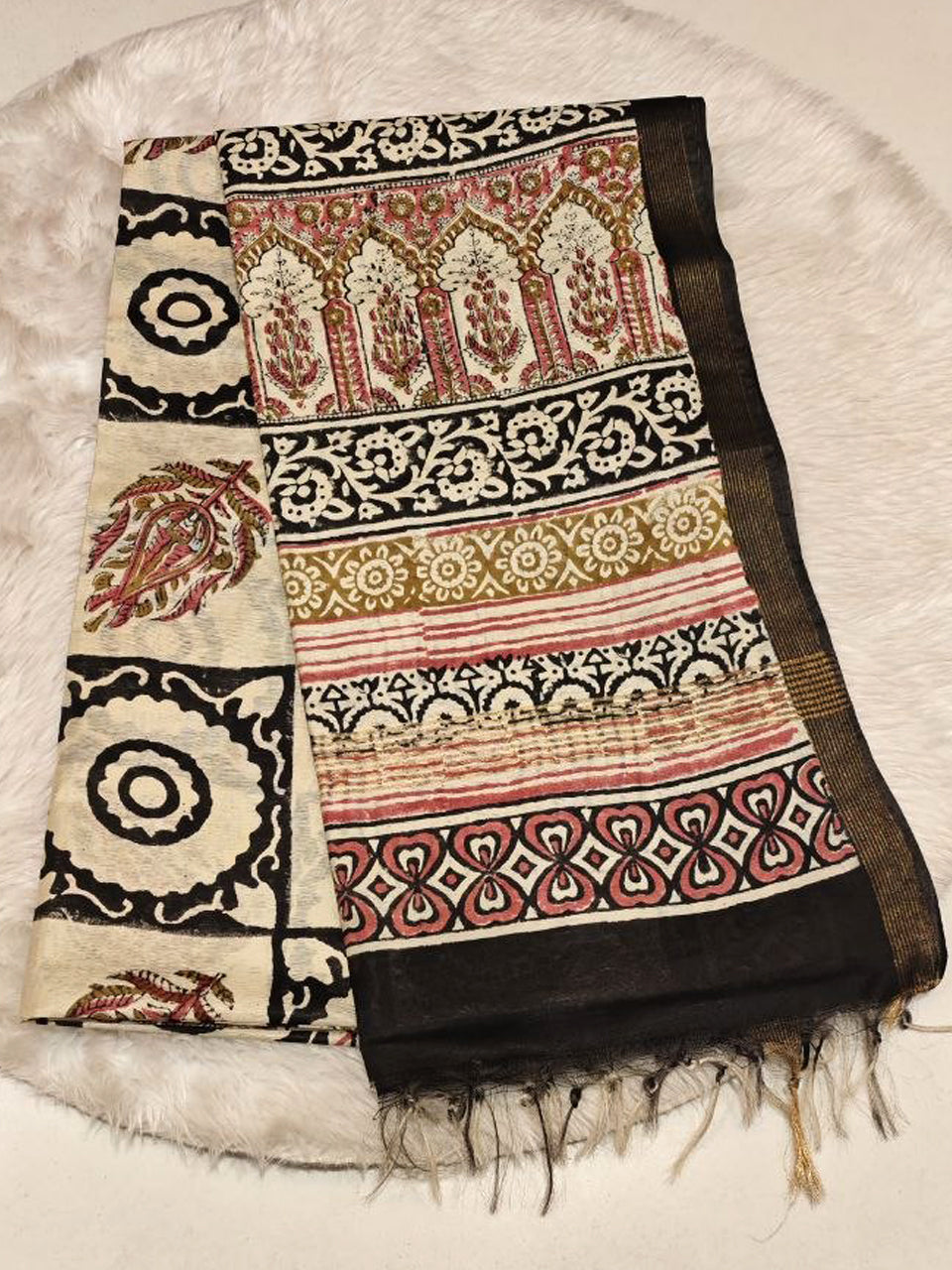 Pure Mercerised Chanderi Saree