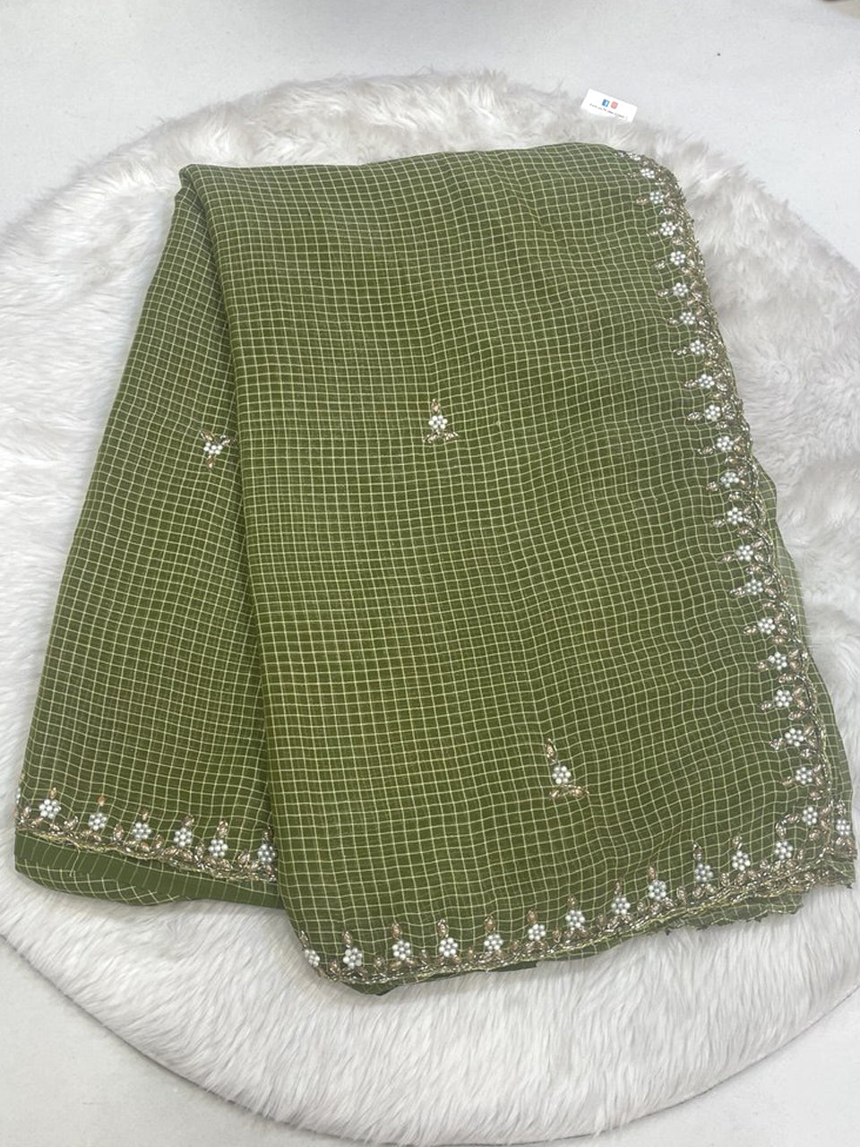 Shimmer Georgette Saree