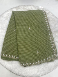 Shimmer Georgette Saree