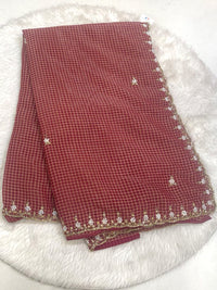 Shimmer Georgette Saree