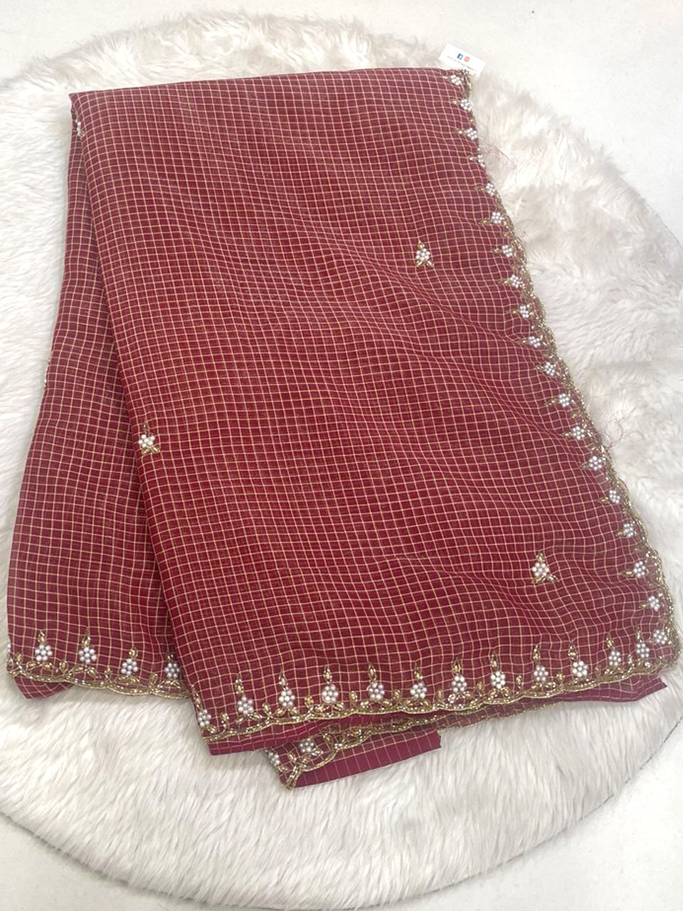 Shimmer Georgette Saree