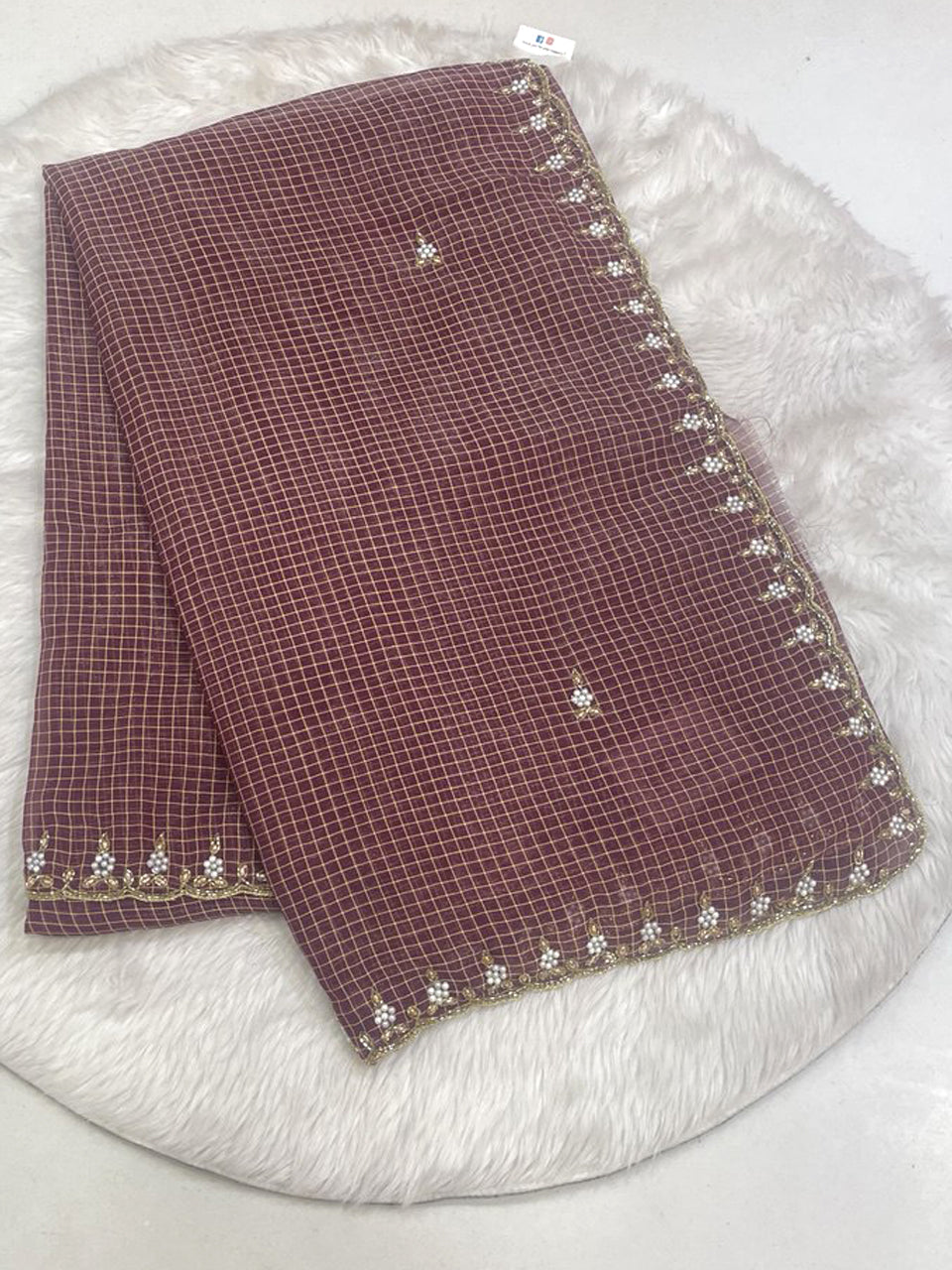 Shimmer Georgette Saree