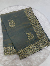 Georgette Tissue Saree
