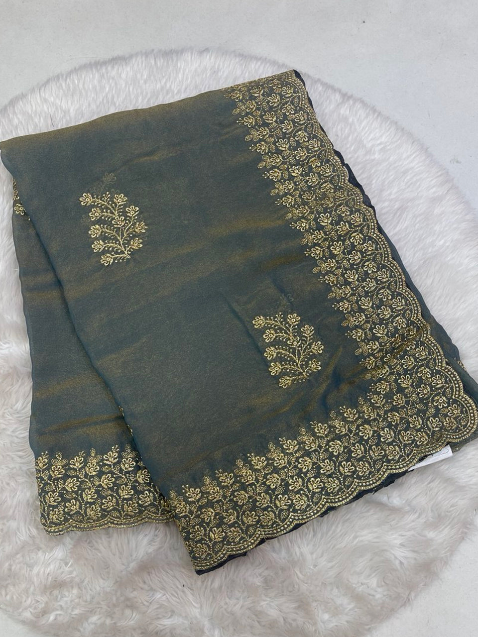 Georgette Tissue Saree