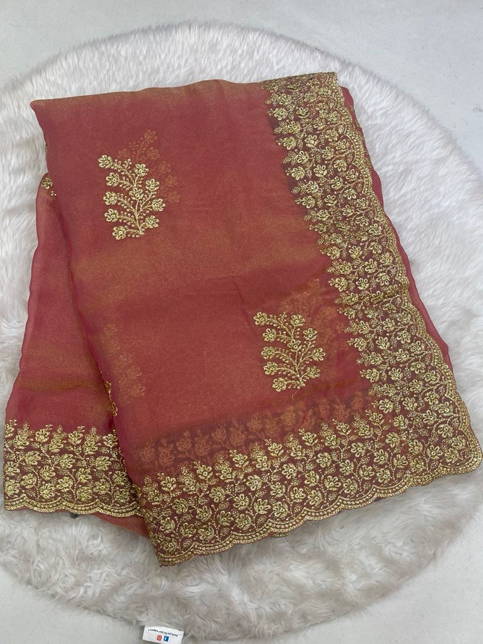 Georgette Tissue Saree