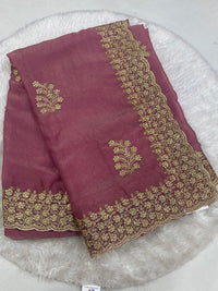 Georgette Tissue Saree