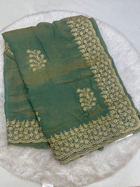 Georgette Tissue Saree