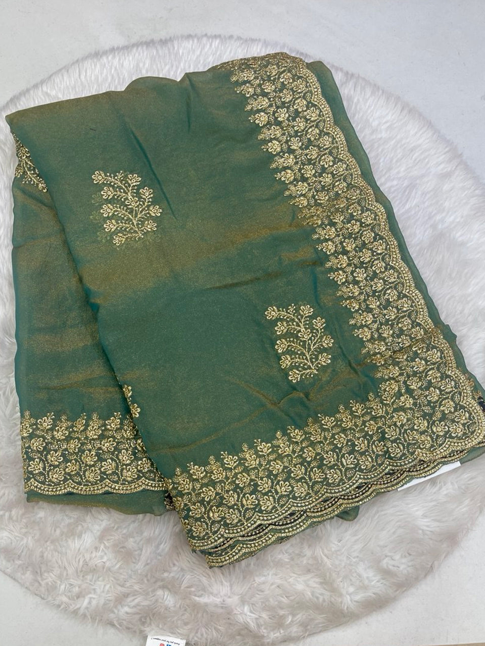 Georgette Tissue Saree