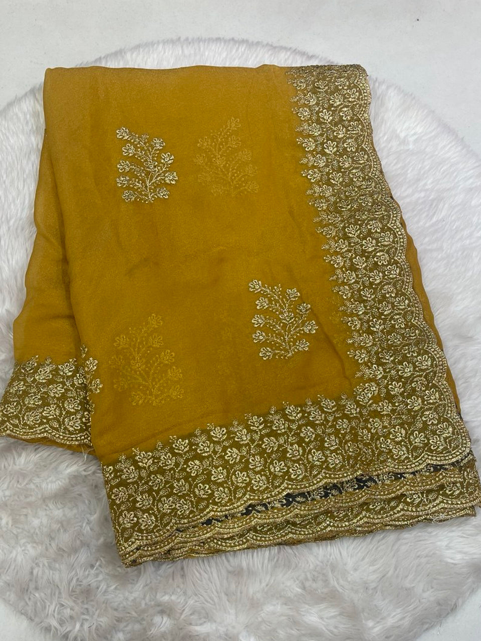 Georgette Tissue Saree