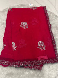 Silky Chiffon Saree