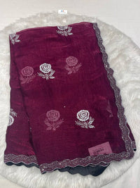 Silky Chiffon Saree