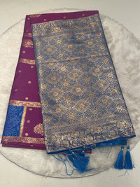 Soft Ikkat Silk Saree