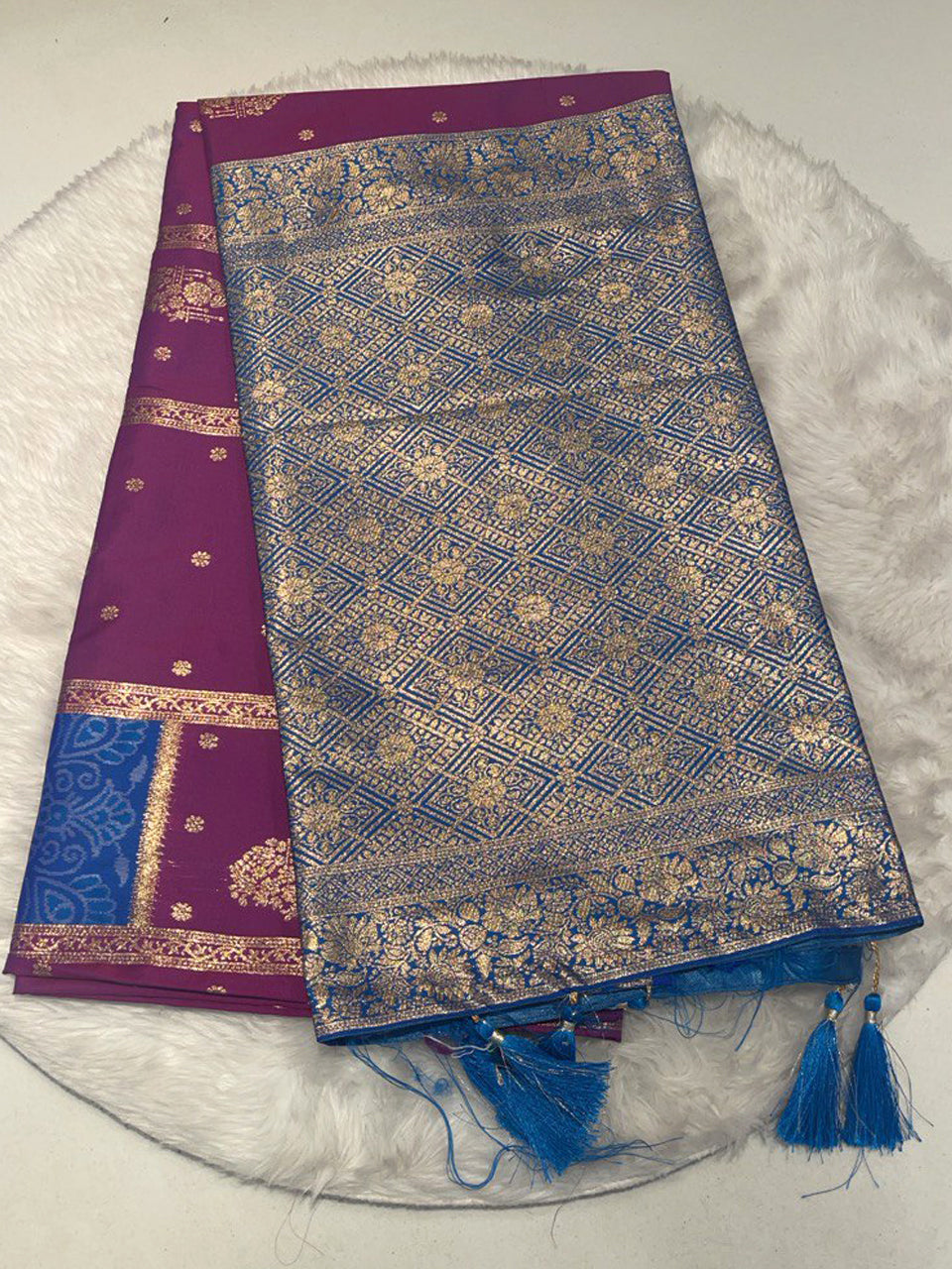 Soft Ikkat Silk Saree