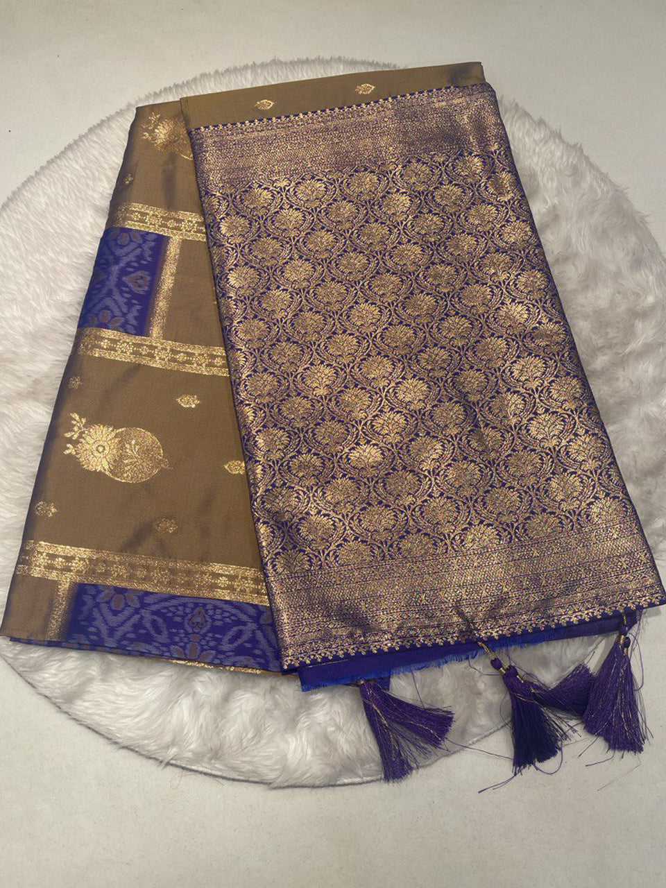 Soft Ikkat Silk Saree
