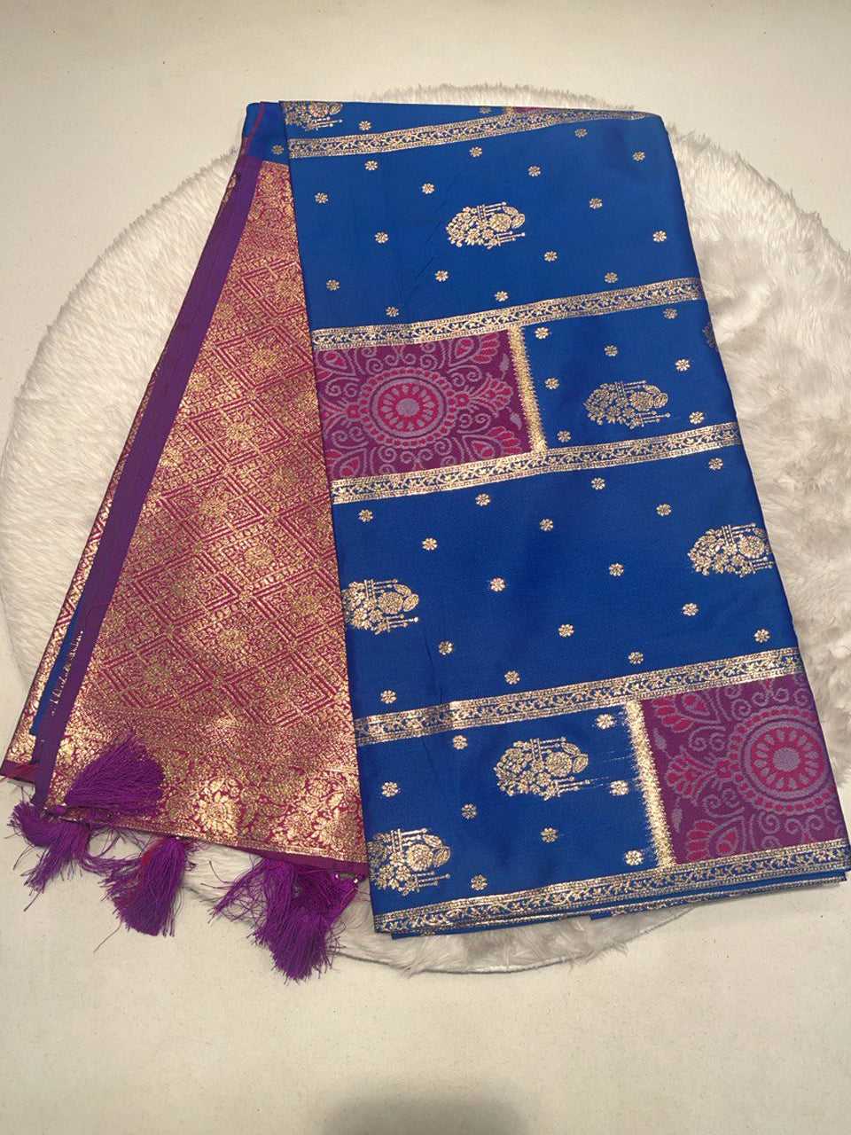 Soft Ikkat Silk Saree