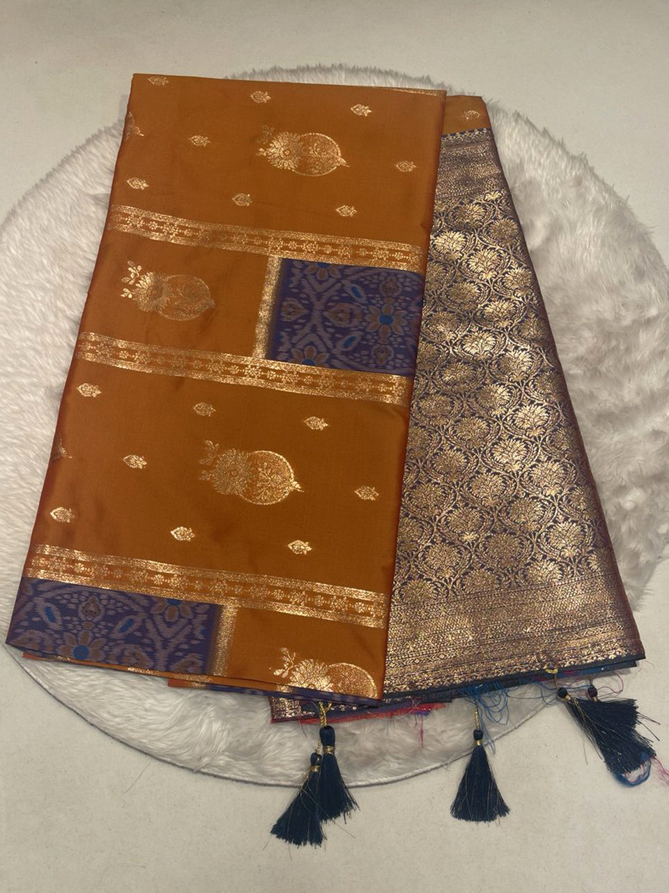 Soft Ikkat Silk Saree