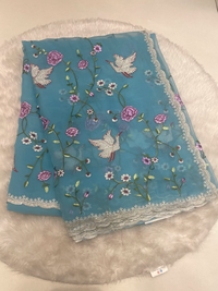 Space Chiffon Saree