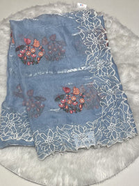 Butterfly Space Silk Saree