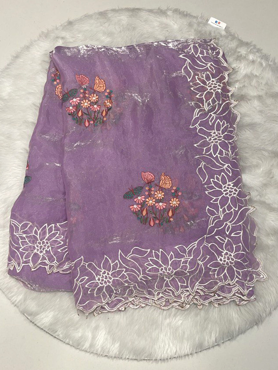 Butterfly Space Silk Saree
