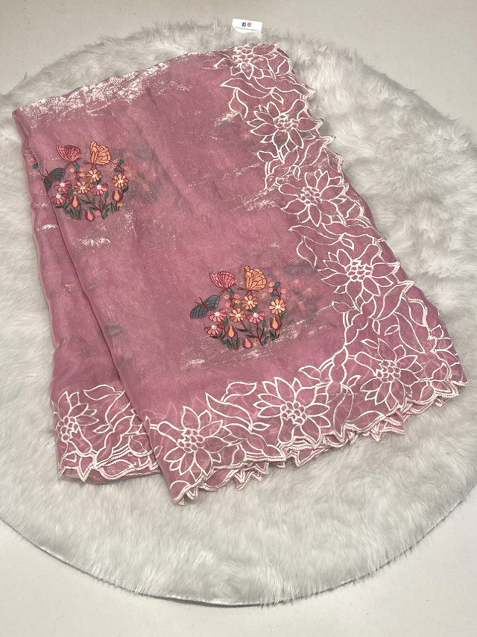 Butterfly Space Silk Saree