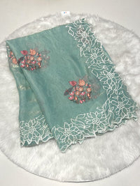 Butterfly Space Silk Saree