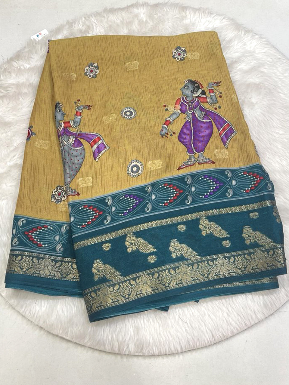 Sparkling Crape Saree