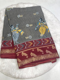 Sparkling Crape Saree
