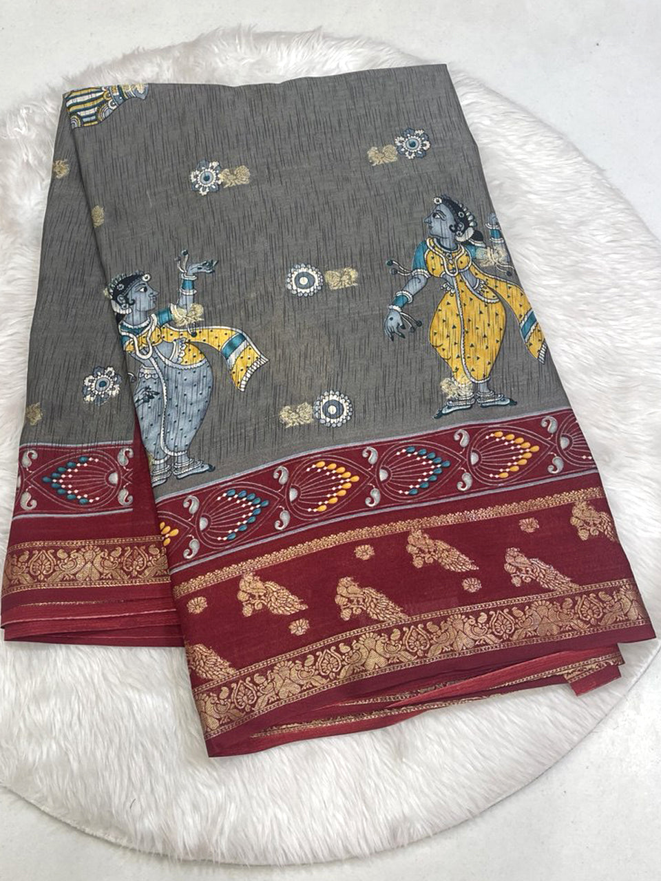 Sparkling Crape Saree