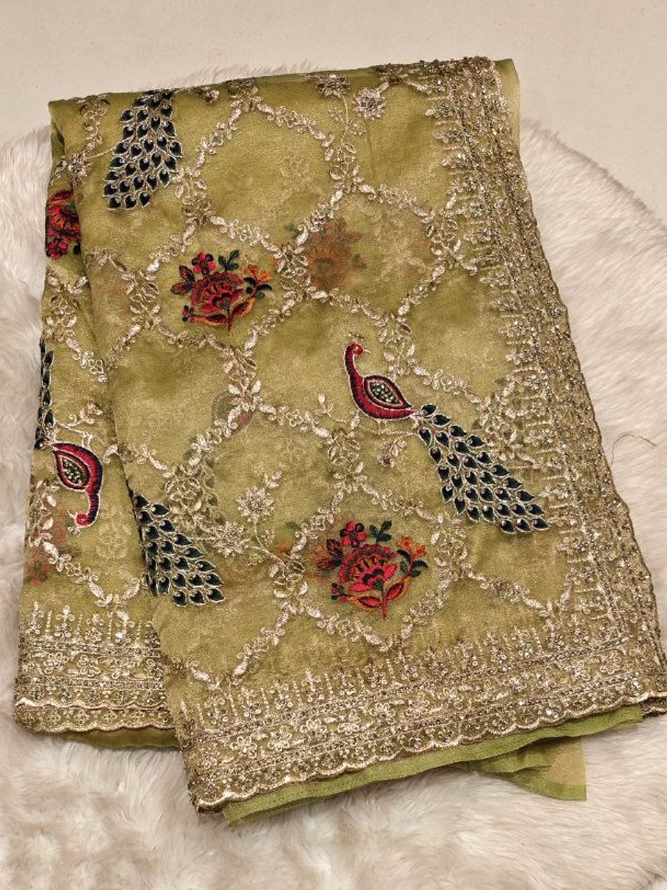 Symphony Tissue Silk Saree