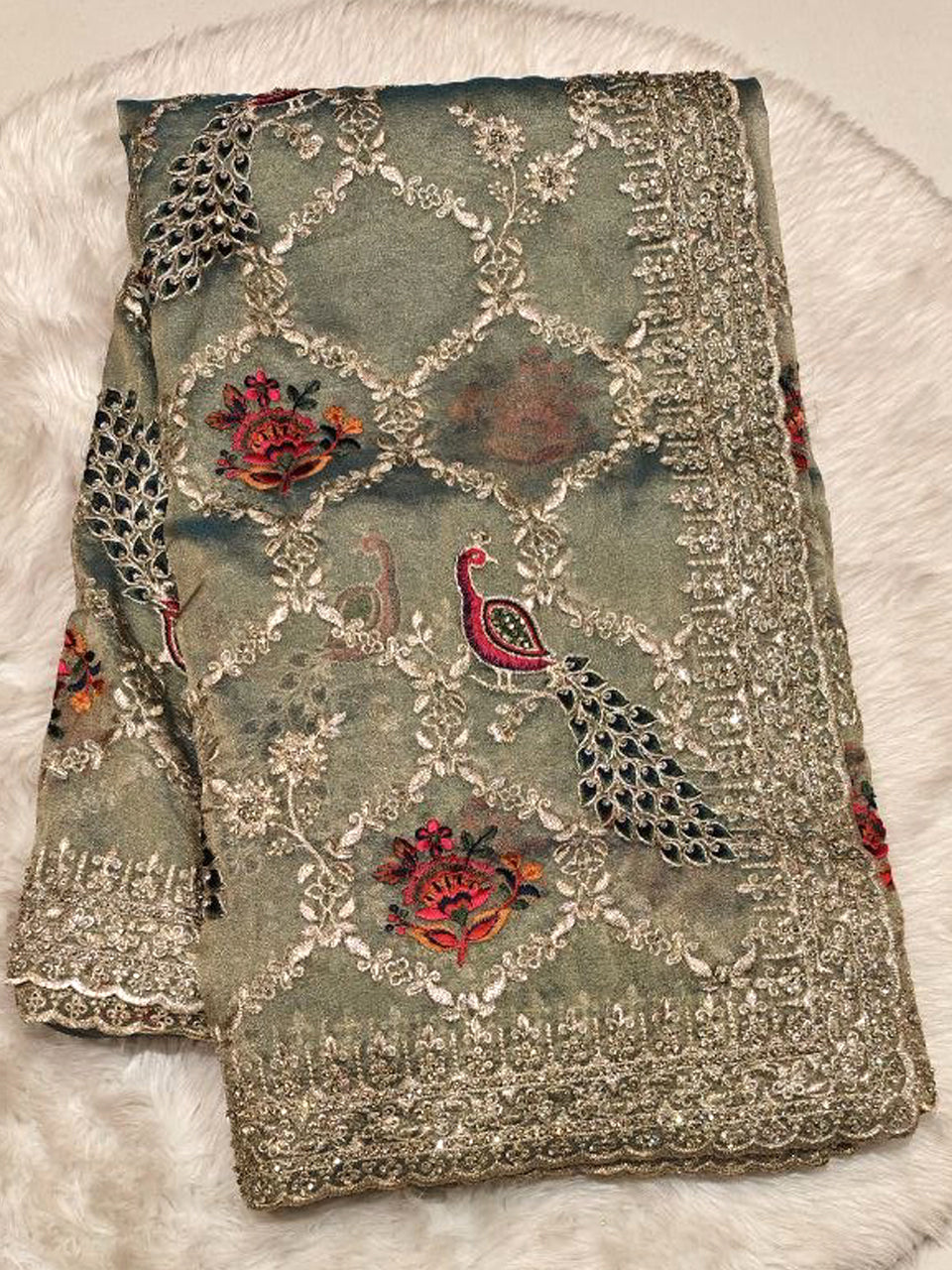 Symphony Tissue Silk Saree