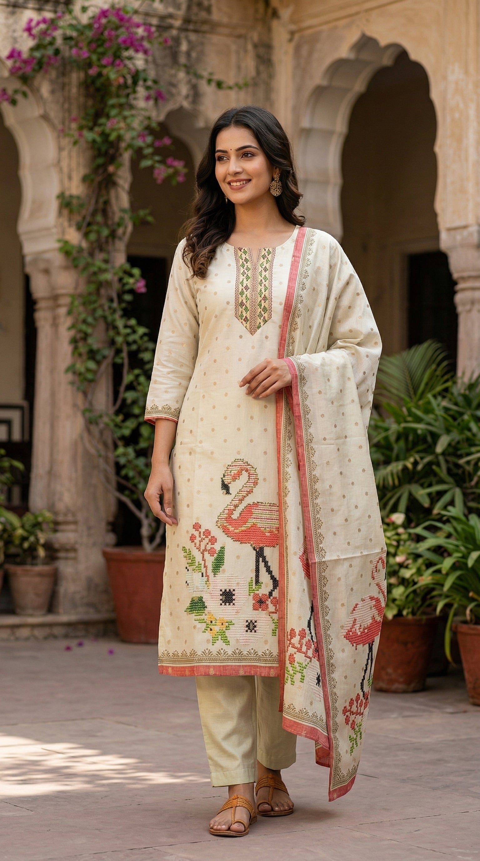 Straight-Cut Salwar Set