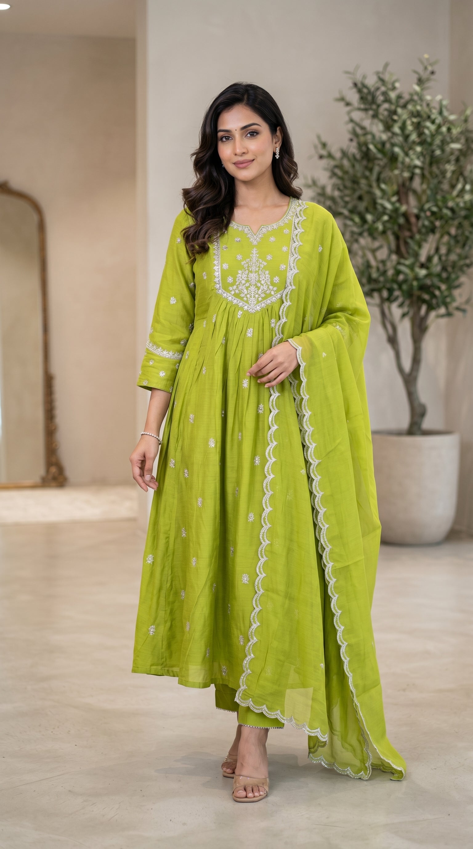 3 Pcs Bottom Dupatta Set
