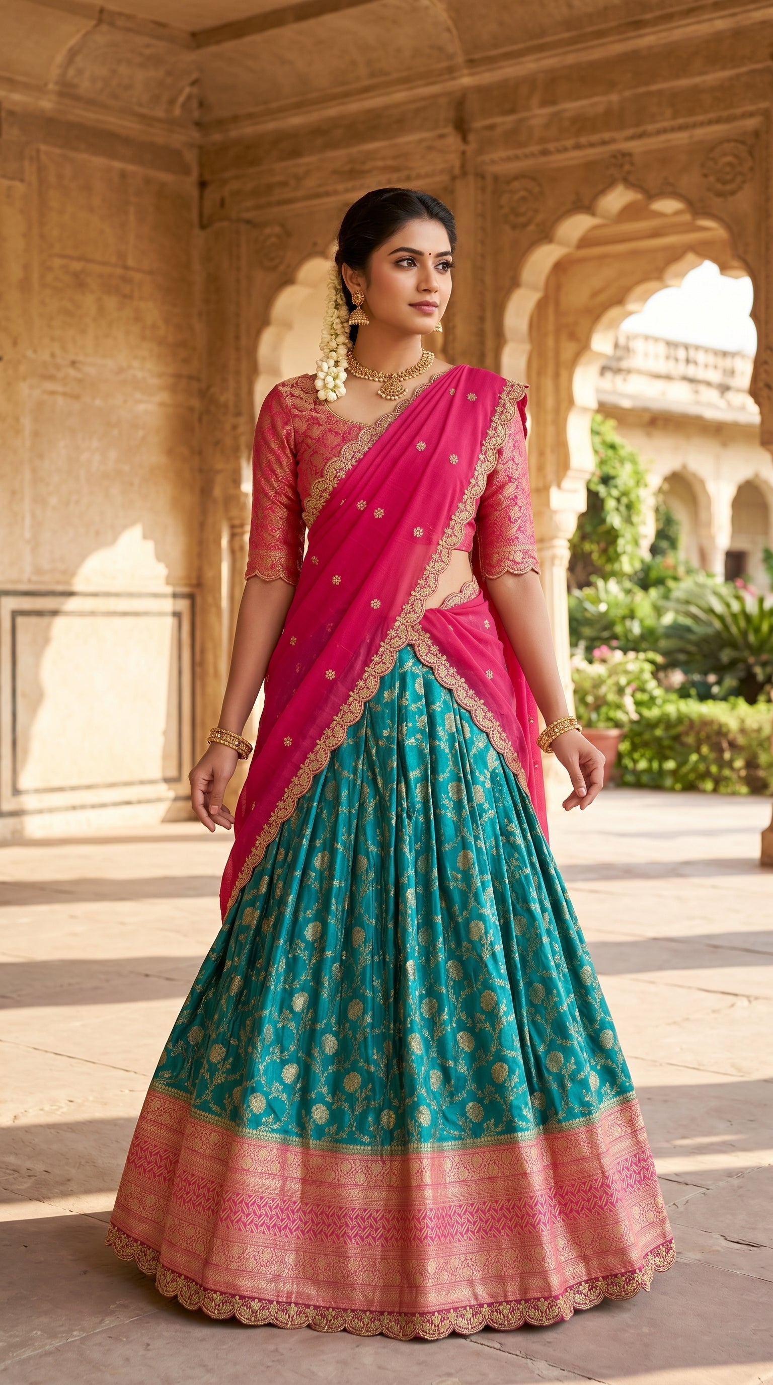 half saree