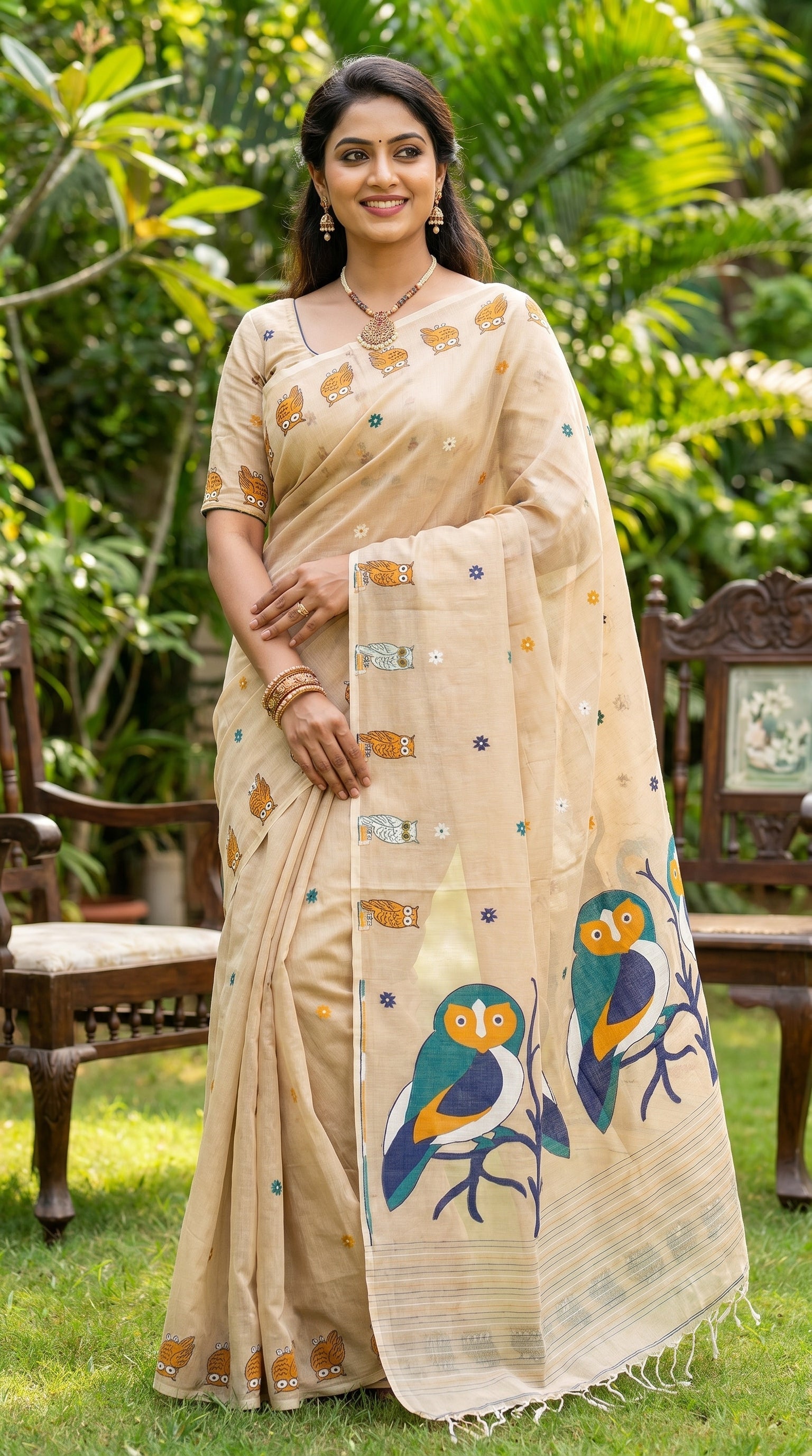 Cotton Jamdani Saree