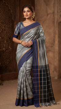 Handloom Ikkat Cotton Saree