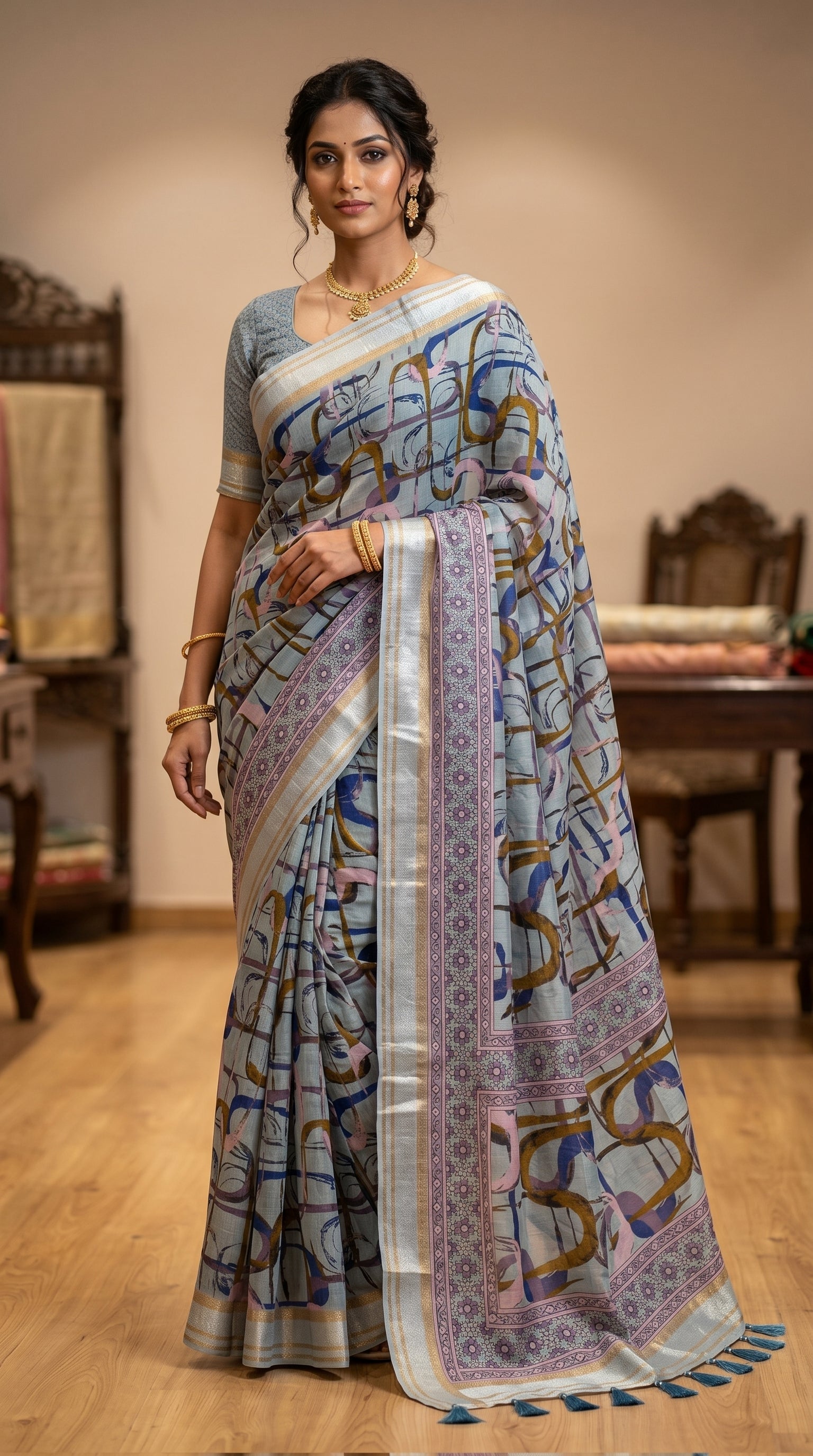 Chanderi Saree