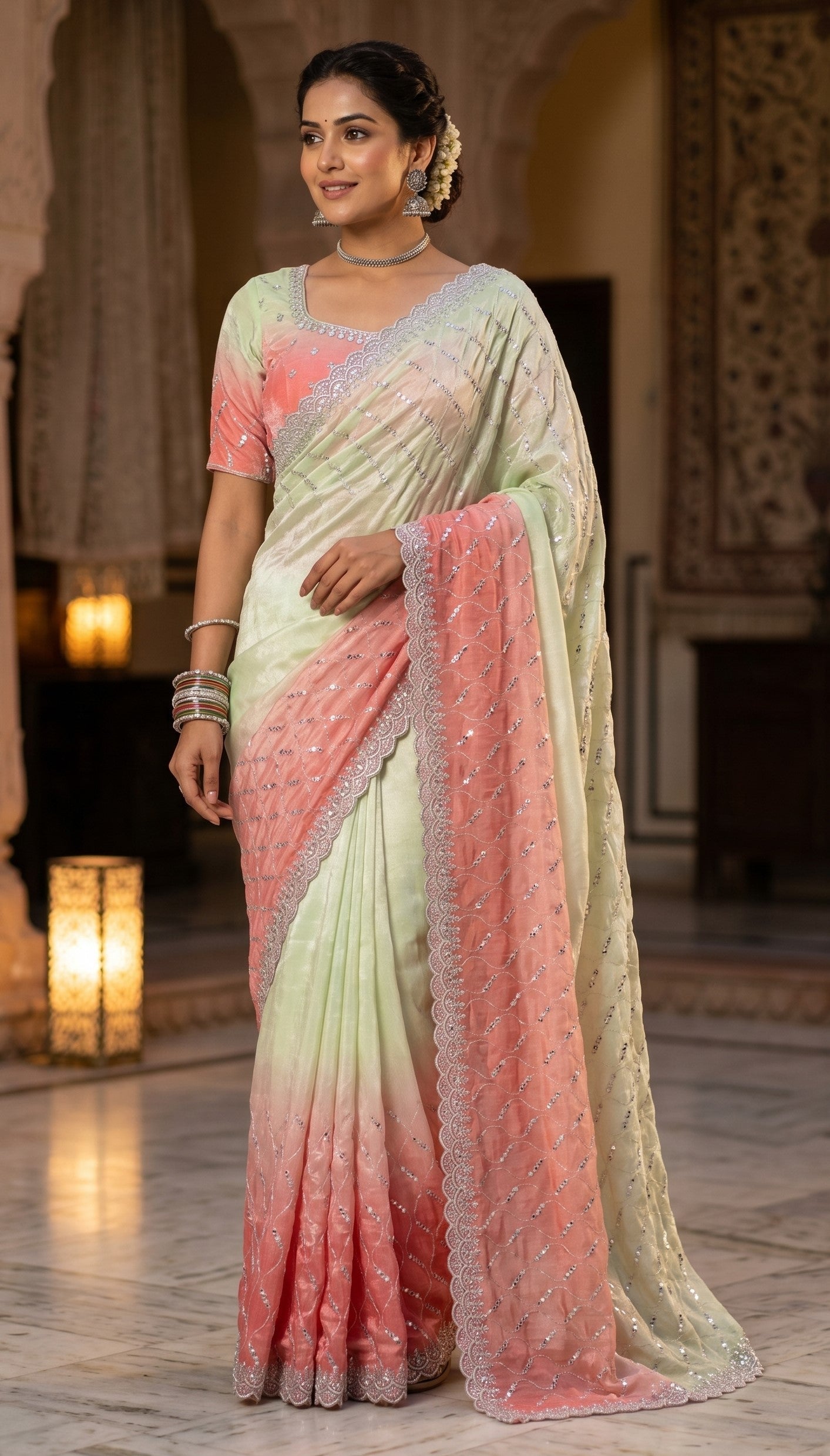 Summer Chiffon Saree