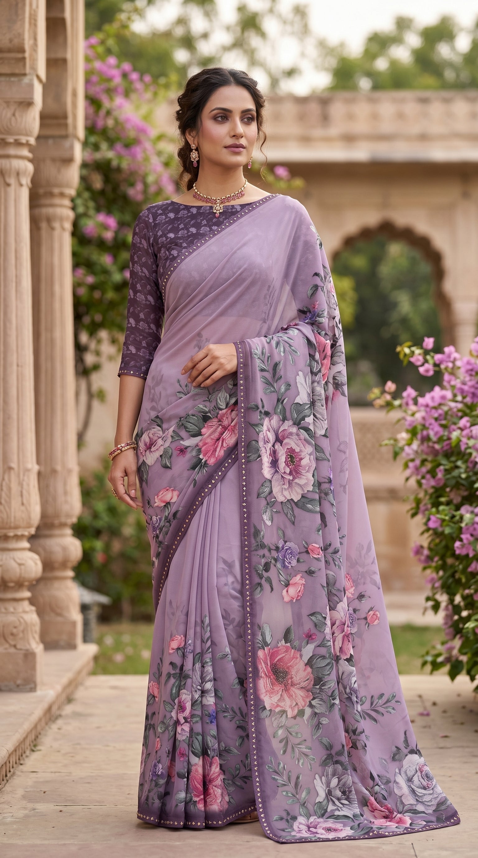 Bawri Georgette Saree