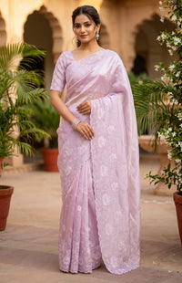 Russian Georgette Saree