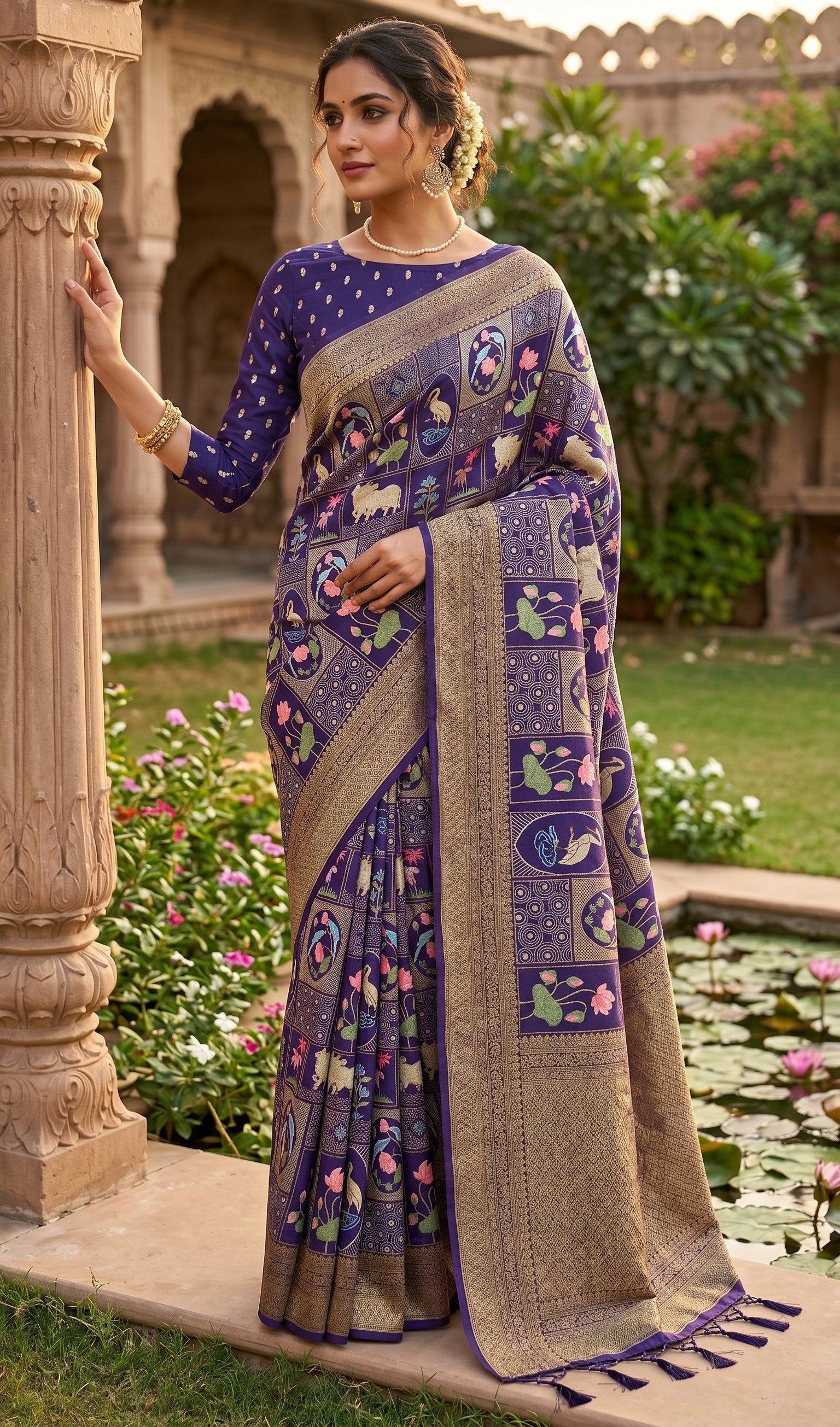Desi Tussar Silk Saree