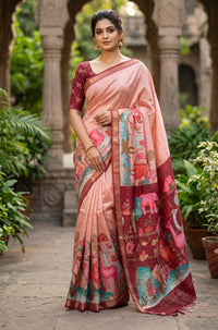 Kollam Pattu Saree