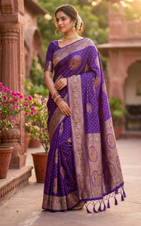 Banarasi Saree peacock zari