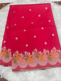 Tripura Fancy Kalamkari Border Saree