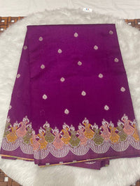 Tripura Fancy Kalamkari Border Saree