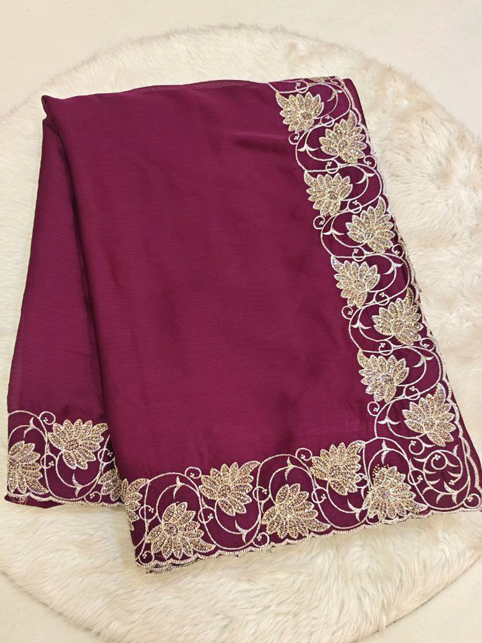 Turkey Crepe saree