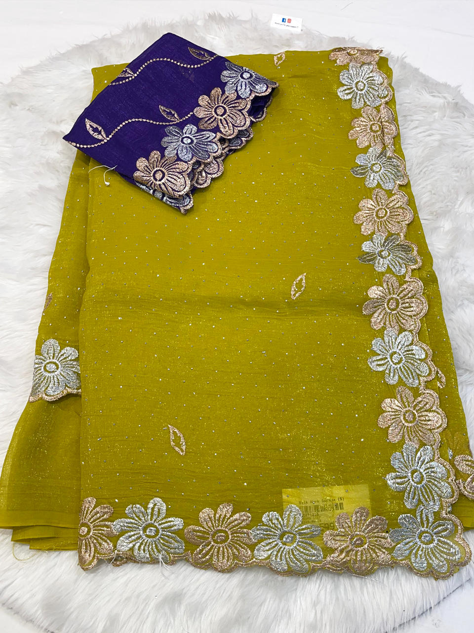 Vande Bharat Cutwork Saree