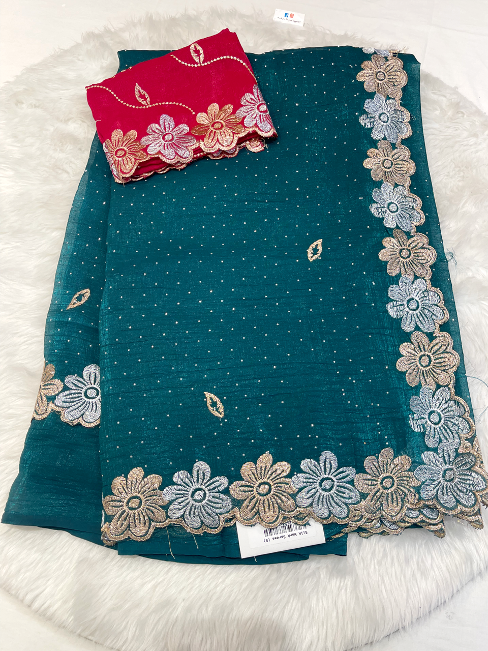 Vande Bharat Cutwork Saree