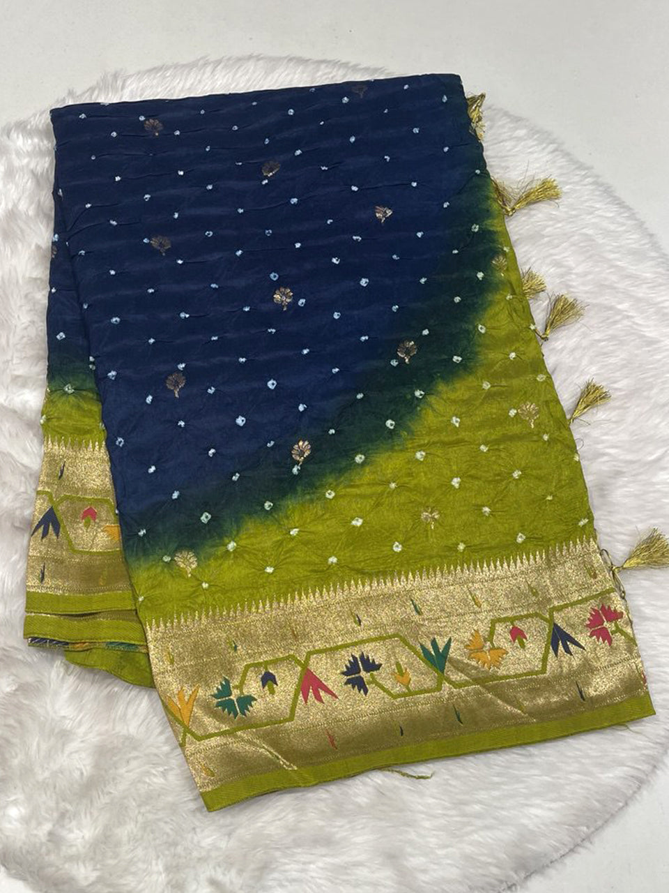 Banarasi Bandini Silk Saree